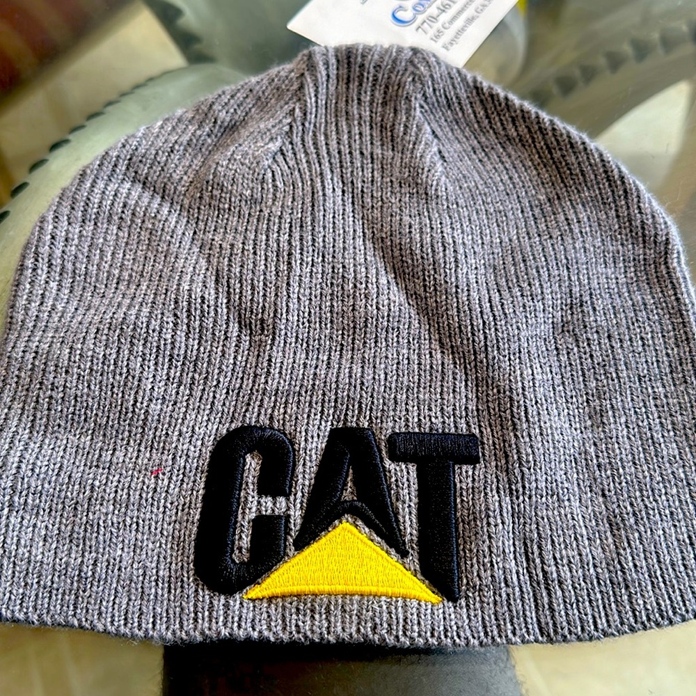 Caterpillar knit hat